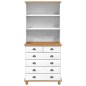 Vetrina vidaXL “ASKIM” Bianca 91x40x199.5 cm Legno Massello di Pino Vetrina vidaXL “ASKIM” Bianca 91x40x199.5 cm Legno Massello di Pino