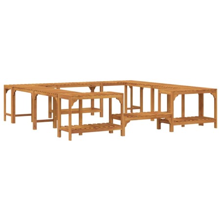 vidaXL Circonferenza per Vasca Idromassaggio Marrone 230 x 230 cm