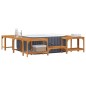 vidaXL Circonferenza per Vasca Idromassaggio Marrone 230 x 230 cm vidaXL Circonferenza per Vasca Idromassaggio Marrone 230 x 230 cm