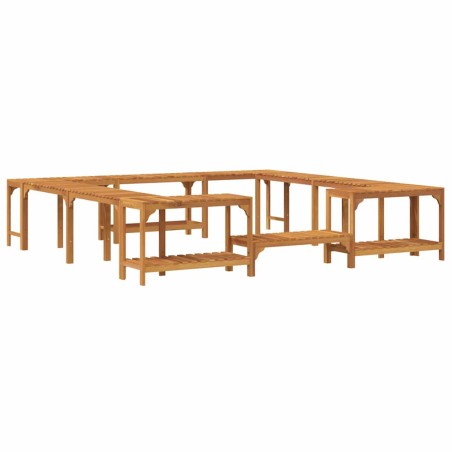 vidaXL Circonferenza per Vasca Idromassaggio Marrone 250 x 250 cm