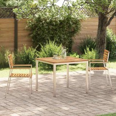 vidaXL Set da Pranzo da Giardino 3 pcs