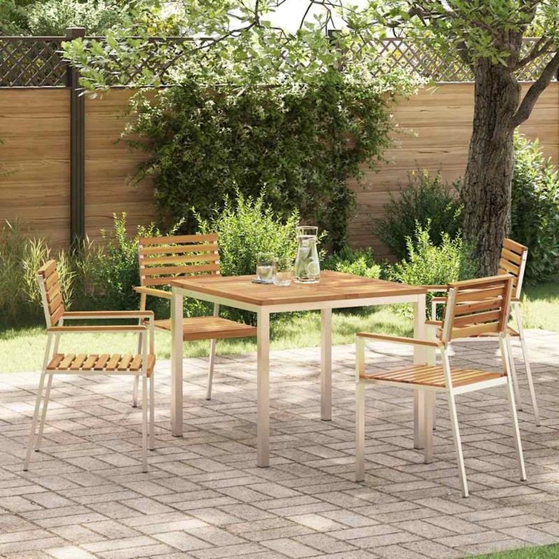 vidaXL Set da pranzo da giardino 5 pcs vidaXL Set da pranzo da giardino 5 pcs