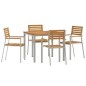 vidaXL Set da pranzo da giardino 5 pcs vidaXL Set da pranzo da giardino 5 pcs