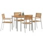 vidaXL Set da pranzo da giardino 5 pcs vidaXL Set da pranzo da giardino 5 pcs