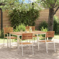 vidaXL Set da Pranzo da Giardino 5 pcs