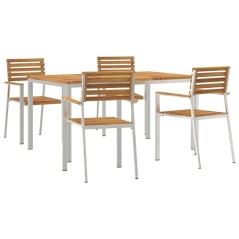 vidaXL Set da Pranzo da Giardino 5 pcs