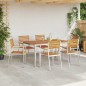 vidaXL Set da Pranzo da Giardino 7 pcs