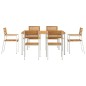 vidaXL Set da Pranzo da Giardino 7 pcs