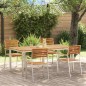 vidaXL Set da Pranzo da Giardino 5 pcs