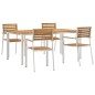 vidaXL Set da Pranzo da Giardino 5 pcs