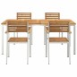 vidaXL Set da Pranzo da Giardino 5 pcs