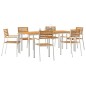 vidaXL Set pranzo giardino 7 pcs vidaXL Set pranzo giardino 7 pcs