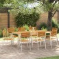 vidaXL Set da Pranzo da Giardino 9 pcs vidaXL Set da Pranzo da Giardino 9 pcs