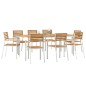 vidaXL Set da Pranzo da Giardino 9 pcs vidaXL Set da Pranzo da Giardino 9 pcs