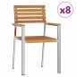 vidaXL Set da Pranzo da Giardino 9 pcs vidaXL Set da Pranzo da Giardino 9 pcs
