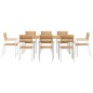 vidaXL Set da Pranzo da Giardino 9 pcs vidaXL Set da Pranzo da Giardino 9 pcs