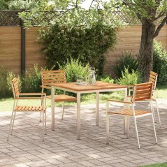vidaXL Set da Pranzo da Giardino 5 pcs