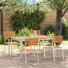 vidaXL Set pranzo giardino 5 pcs