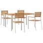 vidaXL Set pranzo giardino 5 pcs