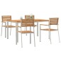 vidaXL Set pranzo giardino 5 pcs