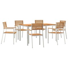 vidaXL Set Pranzo Giardino 7 pcs