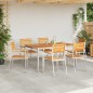 vidaXL Set Pranzo Giardino 7 pcs vidaXL Set Pranzo Giardino 7 pcs