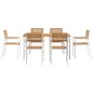 vidaXL Set Pranzo Giardino 7 pcs vidaXL Set Pranzo Giardino 7 pcs