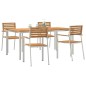 vidaXL Set pranzo giardino 5 pcs vidaXL Set pranzo giardino 5 pcs