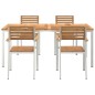 vidaXL Set pranzo giardino 5 pcs vidaXL Set pranzo giardino 5 pcs