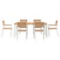 vidaXL Set da pranzo da giardino 7 pcs vidaXL Set da pranzo da giardino 7 pcs