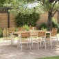vidaXL Set da Pranzo da Giardino 9 pcs
