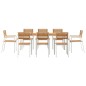 vidaXL Set da Pranzo da Giardino 9 pcs