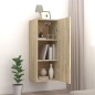Armadietto a Muro Rovere Sonoma 34,5x34x90 cm Legno Multistrato Armadietto a Muro Rovere Sonoma 34,5x34x90 cm Legno Multistrato