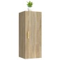 Armadietto a Muro Rovere Sonoma 34,5x34x90 cm Legno Multistrato Armadietto a Muro Rovere Sonoma 34,5x34x90 cm Legno Multistrato