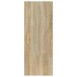 Armadietto a Muro Rovere Sonoma 34,5x34x90 cm Legno Multistrato Armadietto a Muro Rovere Sonoma 34,5x34x90 cm Legno Multistrato