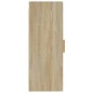 Armadietto a Muro Rovere Sonoma 34,5x34x90 cm Legno Multistrato Armadietto a Muro Rovere Sonoma 34,5x34x90 cm Legno Multistrato