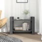 Libreria/Divisorio Grigio 80x35x56,5 cm Legno Massello di Pino Libreria/Divisorio Grigio 80x35x56,5 cm Legno Massello di Pino