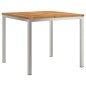 vidaXL Set da Pranzo da Giardino 5 Pezzi in Legno Massello di Acacia e Acciaio Inossidabile vidaXL Set da Pranzo da Giardino 5 Pezzi in Legno Massello di Acacia e Acciaio Inossidabile