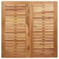 vidaXL Set da Pranzo da Giardino 5 Pezzi in Legno Massello di Acacia e Acciaio Inossidabile vidaXL Set da Pranzo da Giardino 5 Pezzi in Legno Massello di Acacia e Acciaio Inossidabile