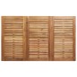vidaXL Set pranzo giardino 7 pezzi in legno massello di acacia e acciaio inox.