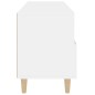 Mobile Porta TV Bianco 80x36x50 cm in Legno Multistrato Mobile Porta TV Bianco 80x36x50 cm in Legno Multistrato