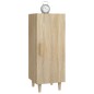 Credenza Rovere Sonoma 34,5x34x90 cm in Legno Multistrato Credenza Rovere Sonoma 34,5x34x90 cm in Legno Multistrato