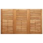 vidaXL Set da pranzo da giardino 5 pezzi in legno massello di teak e acciaio inox