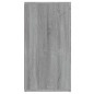 Credenza Grigio Sonoma 120x36x69 cm in Legno Multistrato Credenza Grigio Sonoma 120x36x69 cm in Legno Multistrato