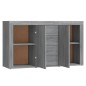 Credenza Grigio Sonoma 120x36x69 cm in Legno Multistrato Credenza Grigio Sonoma 120x36x69 cm in Legno Multistrato
