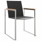 vidaXL Set da pranzo per esterni 3 pcs Legno massello di teak