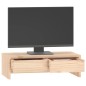 Supporto per Monitor 50x27x15 cm in Legno Massello di Pino Supporto per Monitor 50x27x15 cm in Legno Massello di Pino