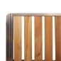 vidaXL Set da Pranzo da Giardino in Legno di Teak Massello e Acciaio Inossidabile.