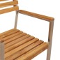vidaXL Sedie da Giardino Impilabili 8 pz 54,5x56x89 cm in Legno di Teak Massello