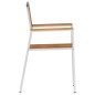 vidaXL Sedia da giardino impilabile set da 8 pz 54,5x56x87 cm in legno massello di acacia. vidaXL Sedia da giardino impilabile set da 8 pz 54,5x56x87 cm in legno massello di acacia.